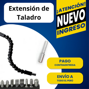 Extensión Flexible para Taladro